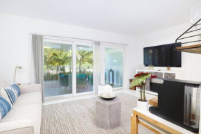 Modern Vibes 1BR with Patio & Firepit by the Beach